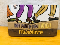 Sticker "Hoy parto con latido misionero"