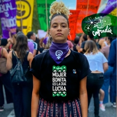 Mujer Bonita es la que lucha - Versión negro