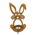 Conejo para Pascua en fibrofacil MEDIANO - comprar online