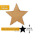 Estrella Fibrofácil 10x10cm Figura De Madera Mdf Adorno