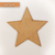 Estrella Fibrofácil 15x15cm Figura De Madera Mdf Adorno en internet