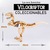 Dinosaurio P/armar 3d En Fibro Fácil Velociraptor en internet