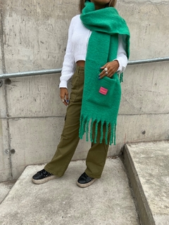 Bufanda Isabella verde - tienda online
