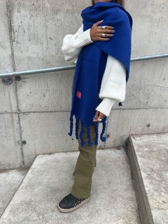 Bufanda Amanda azul - tienda online