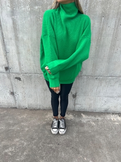 Sweater Olivia verde - Amatai