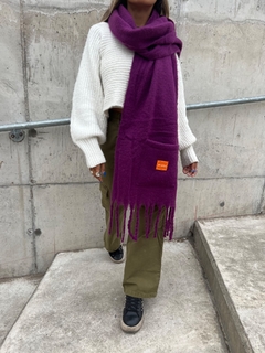 Bufanda Isabella violeta - comprar online