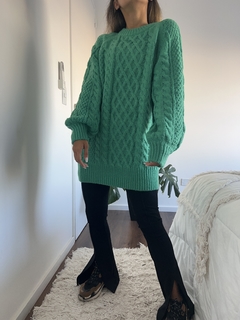 Sweater Rebeca verde - comprar online