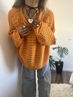 Sweater Mallorca naranja - comprar online