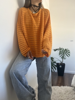Sweater Mallorca naranja - tienda online