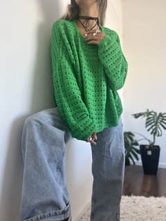 Sweater Mallorca verde - comprar online