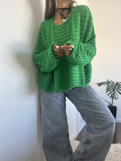 Sweater Mallorca verde - Amatai