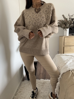Sweater Marga beige - tienda online