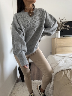 Sweater Marga gris - Amatai
