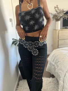 Pantalón Capri negro - tienda online