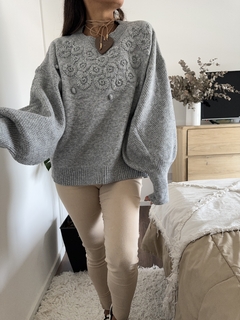 Sweater Marga gris - comprar online