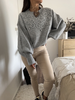 Sweater Marga gris en internet