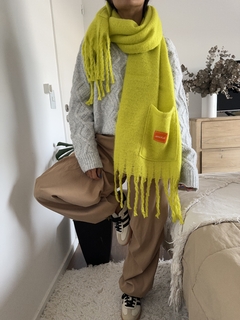 Bufanda Isabella amarilla - tienda online