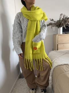 Bufanda Isabella amarilla - comprar online