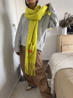 Bufanda Isabella amarilla - comprar online