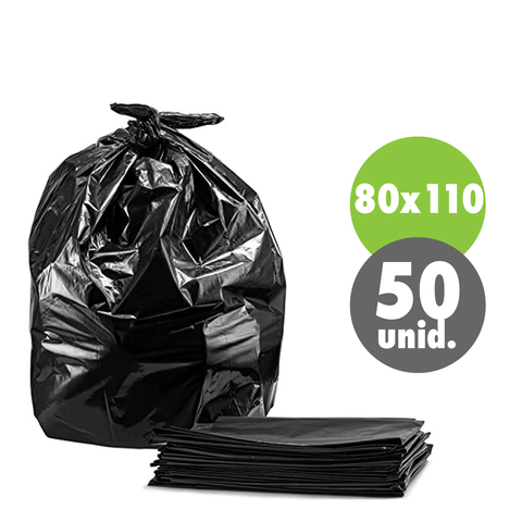 Bolsa de Basura Negra 50L x 30 unid.