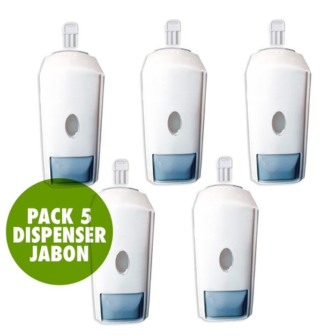 COMBO Dispenser De Alcohol En Gel / Jabón Liquido CLASSIC Pack X 5