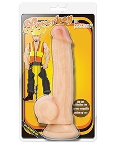 Blush Novelties Loverboy Mr Jackhammer Dildo, Beige, 8.75 Inch