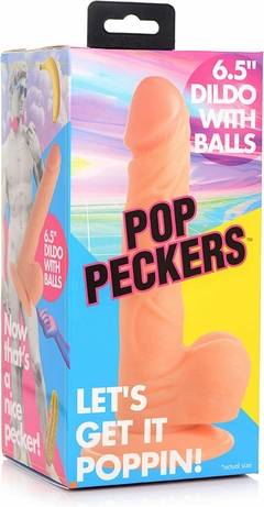 Pop Pecker 6.5 Inch Dildo With Balls DILDO