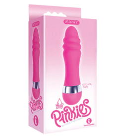 Pinkies Silicoat Mini-Vibe - Ridgy - Pink