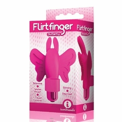 The 9’s Flirt Finger Butterfly Finger Vibrator – Pink