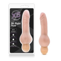 VIBRADOR PRINCIPIANTE DE 15 CM X5 – MR. RIGHT NOW – BEIGE