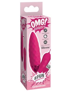 BALA VIBRADORA ORGASMICA, USB, 20 VIBRACIONES FUN OMG