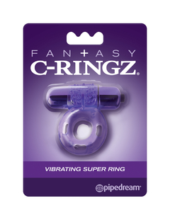 FANTASY C-RINGZ VIBRATING SUPER RING PURPLE