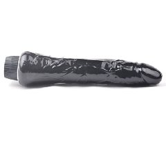 VIBRADOR LARGO, NEGRO, FLEXIBLE, 22 CM REALISTIC VIBRATOR - comprar en línea