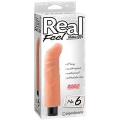 VIBRADOR DE SILICON, TEXTURIZADO, LIFELIKE REAL FEEL NO. 06