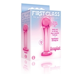 DILDO CRISTAL GLASS DROPLET ANAL AND PUSSY