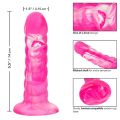 DILDO TWISTED RIBBED PROBE ATORNILLADO 15 CM en internet