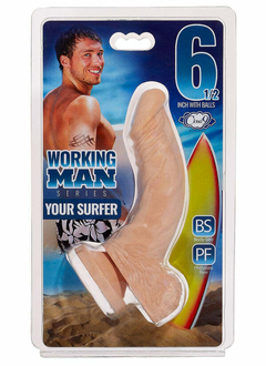 DILDO REALISTA Cloud 9 Working Man 6.5 Inch With Balls en internet