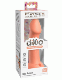 Dillio Platinum - Big Hero 6 Inch Dildo - Peach