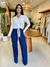 Calça jeans Pantalona Azul - comprar online
