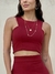 Cropped Linho Gaia Cereja - loja online