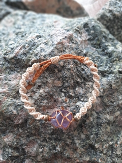 Pulseira Macrame Ametista - comprar online