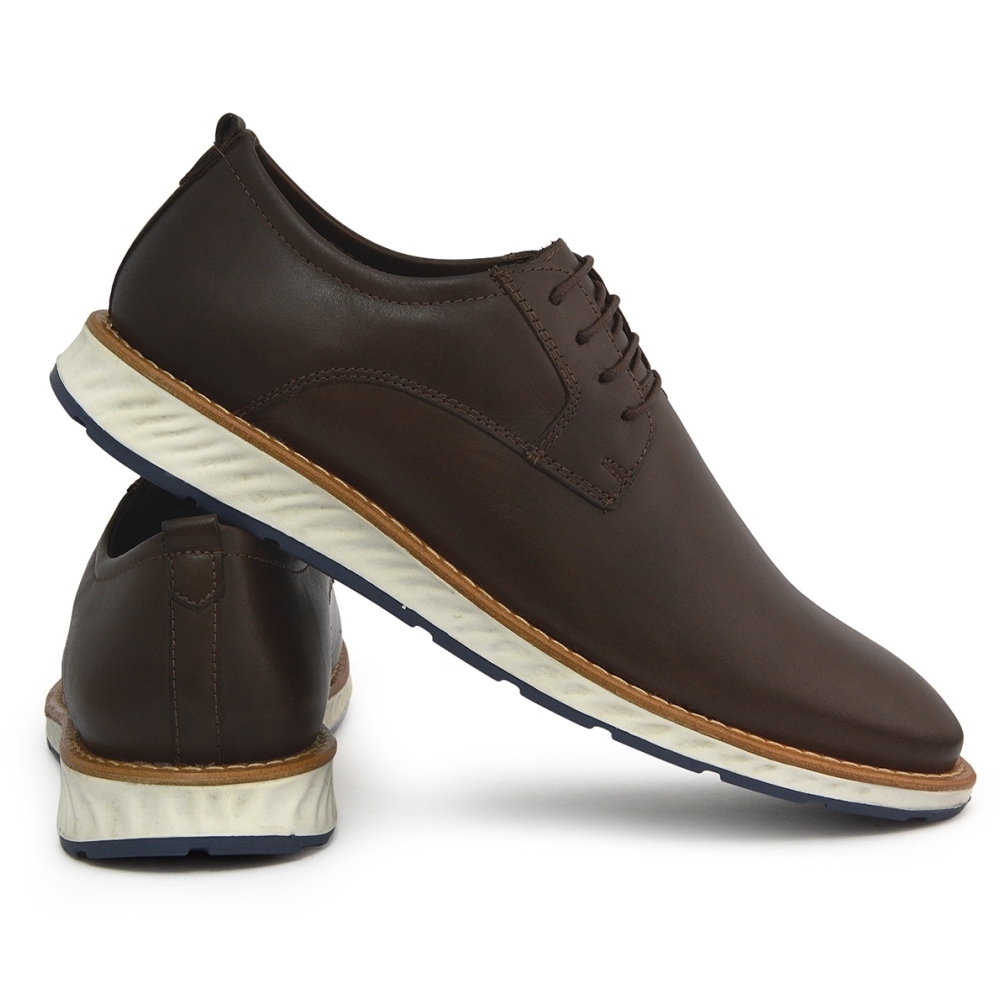 Sapato Derby Marrom Caf Vintage