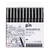 Uniball Uni Pin Fineliner Drawing Pen set Negro x12