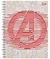 Cuaderno A4 Ppr Avengers - rojo y blanco
