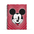 Cuaderno A4 Mooving tapa dura Mickey Mouse - Rojo