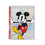 Cuaderno universitario A4 Mooving Cuadriculado Mickey Mouse - Gris