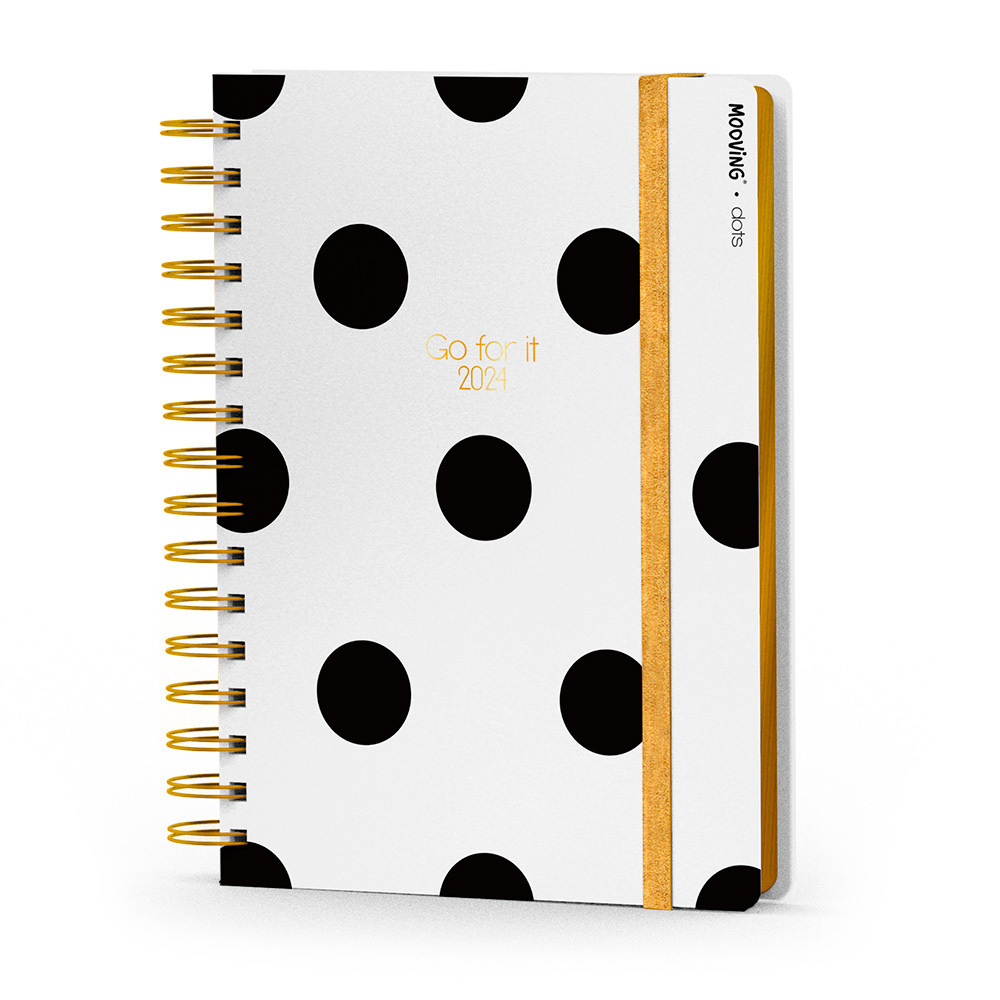 Agenda 2024 Mooving 10x15 - Dots - Buy in Woopy