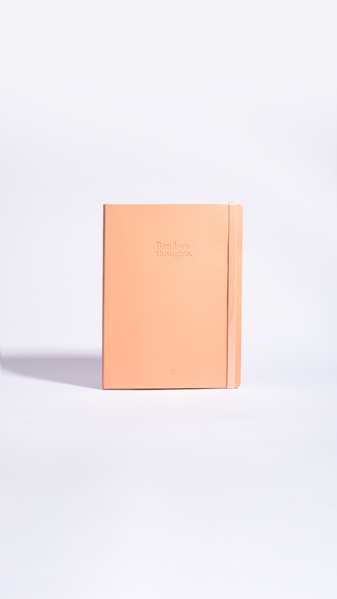 Cuaderno Fw rayado 19x25 Notebook - salmon