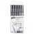 Uniball Uni Pin Fineliner Drawing Pen set Lettering x6