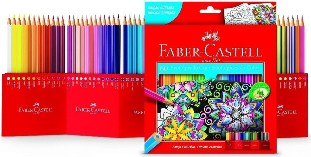 Set 60 EcoLápices de Colores Acuarelables Faber-Castell - Edición